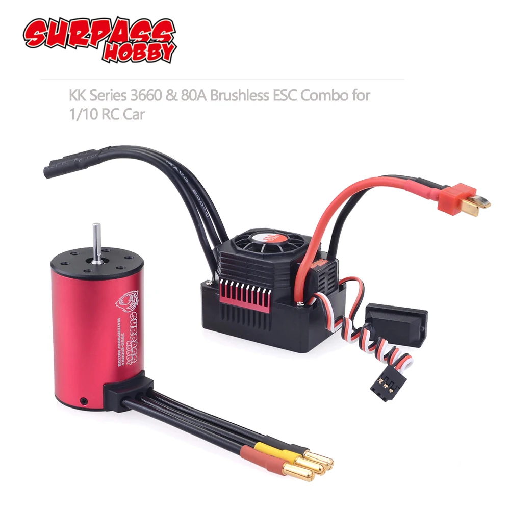 SURPASSHOBBY KK Waterproof Combo 3660 1400KV 1750KV 1950KV 2200KV 2600KV 3100KV 3500KV 4200KV Brushless Motor w/ 80A ESC for RC
SURPASSHOBBY KK Waterproof Combo 3660 1400KV 1750KV 1950KV 2200KV 2600KV 3100KV 3500KV 4200KV Brushless Motor w/ 80A ESC for RC