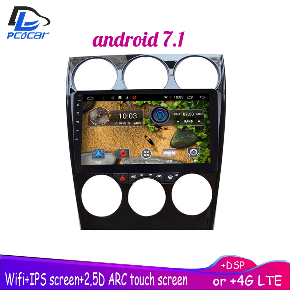 4G LTE Android 9.0 car gps multimedia video radio player in dashboard for old Mazda 6 navigation stereo
4G LTE Android 9.0 car gps multimedia video radio player in dashboard for old Mazda 6 navigation stereo