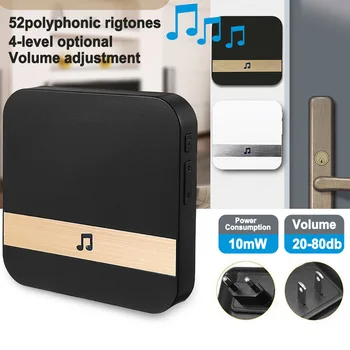 Smart Indoor Doorbell High Quality Wireless WiFi Door Bell Waterproof Home Cordless Door Bell 200M Range US EU UK AU Plug
Smart Indoor Doorbell High Quality Wireless WiFi Door Bell Waterproof Home Cordless Door Bell 200M Range US EU UK AU Plug