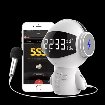 Wireless Bluetooth Digital Alarm Clock Support microphone LED electronic watch table Radio Smart temperature display clock
Wireless Bluetooth Digital Alarm Clock Support microphone LED electronic watch table Radio Smart temperature display clock