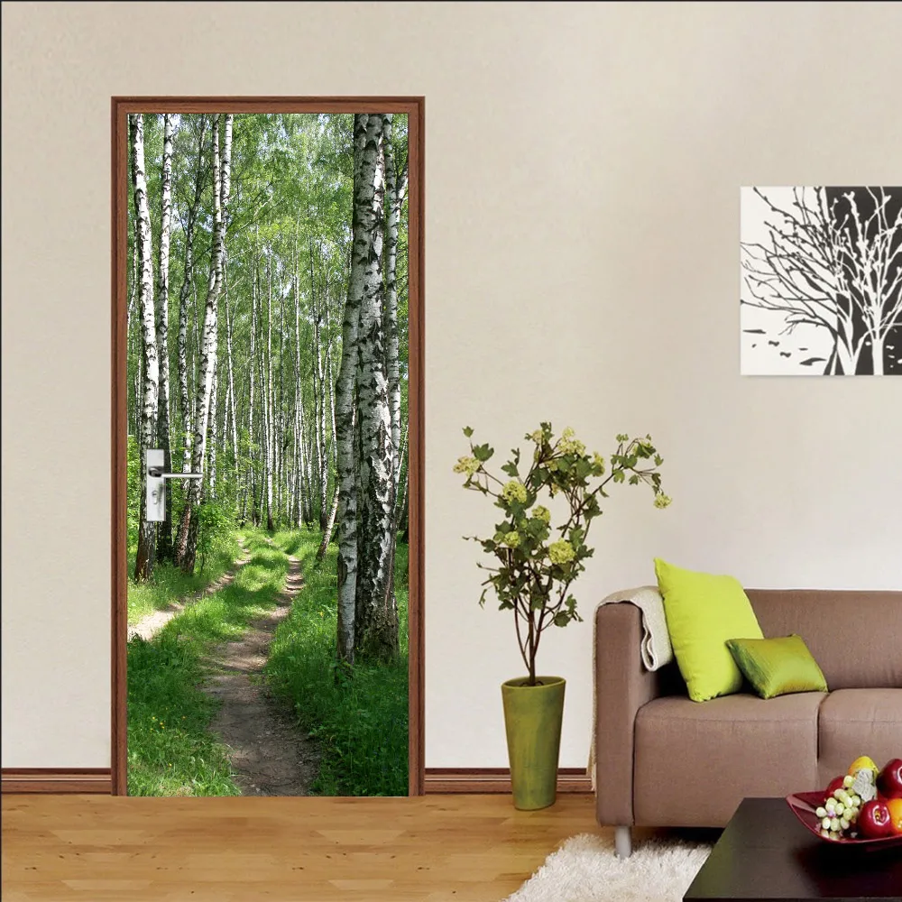 Creative 3D Forest Path Door Sticker DIY Mural Selfadhesive Wallpaper Removable Waterproof Poster Stickers Home Decor Decals
Creative 3D Forest Path Door Sticker DIY Mural Selfadhesive Wallpaper Removable Waterproof Poster Stickers Home Decor Decals