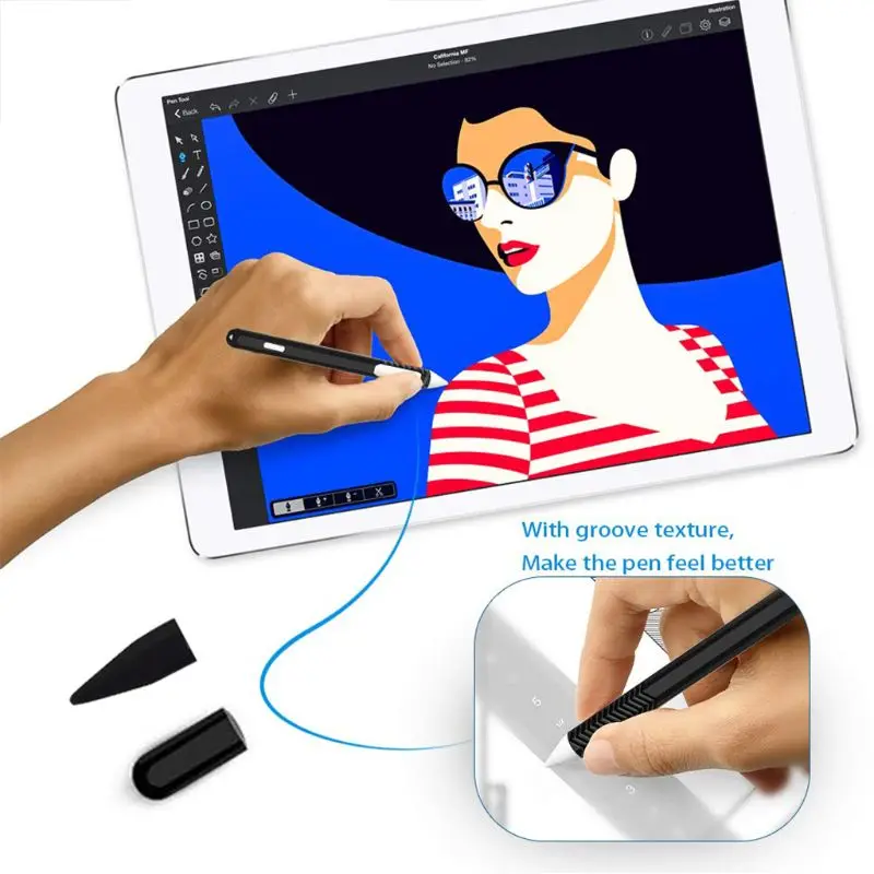 Protective Cover Stylus Pen Soft Silicone Sleeve Case Non-Slip Nib Tip Cap Tablet Screen Touch Anti-Fall Portable for Apple Penc
Protective Cover Stylus Pen Soft Silicone Sleeve Case Non-Slip Nib Tip Cap Tablet Screen Touch Anti-Fall Portable for Apple Penc