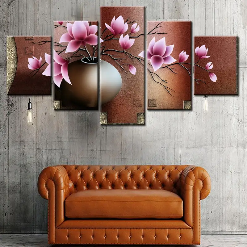 Fashion HD Large Canvas painting 5 Panels Home Decor Wall Art Picture Prints of colourful flower unframed Artwork
Fashion HD Large Canvas painting 5 Panels Home Decor Wall Art Picture Prints of colourful flower unframed Artwork