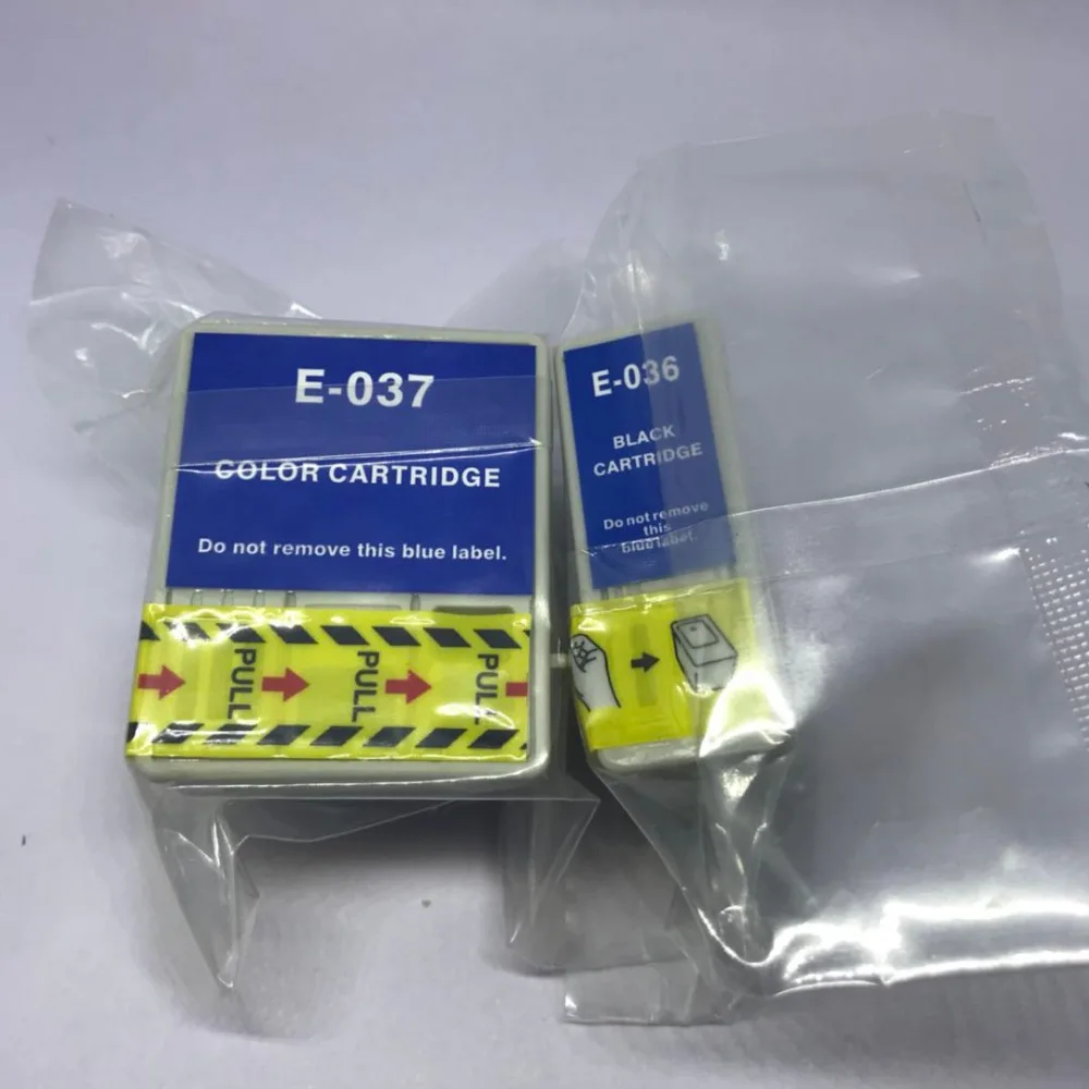 Новые картриджи с чернилами e-036 e-037 для Epson C42, C42 плюс, C42UX, C44 плюс, C46
Новые картриджи с чернилами e-036 e-037 для Epson C42, C42 плюс, C42UX, C44 плюс, C46
