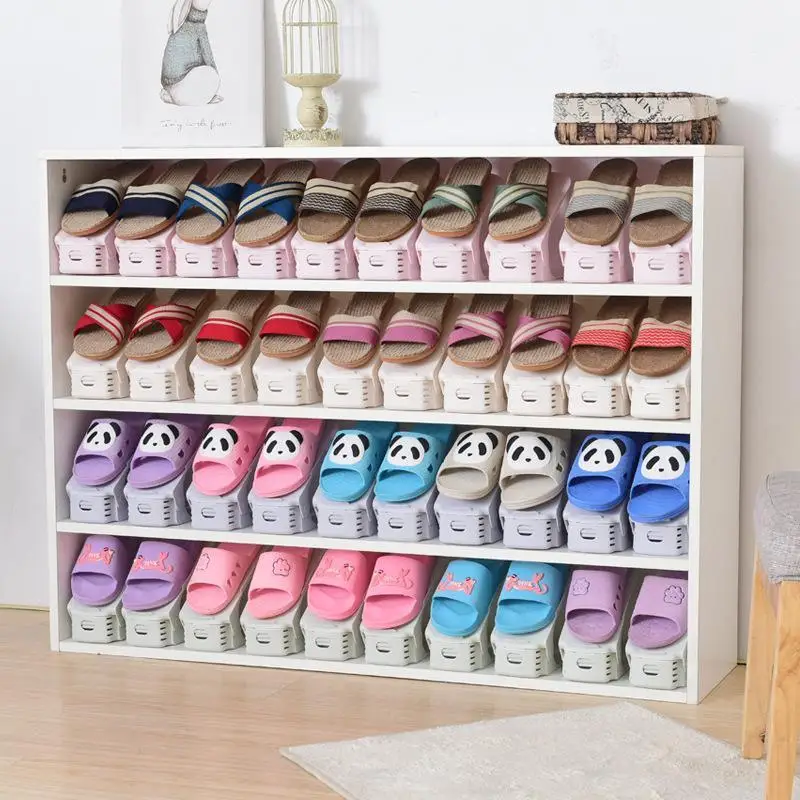 2PCS/LOT Shoe Storage Organizer Double Shoe Holder Shoes Organizers Stand Shelf Modern Living Convenient Storage Shoe Rack A30
2PCS/LOT Shoe Storage Organizer Double Shoe Holder Shoes Organizers Stand Shelf Modern Living Convenient Storage Shoe Rack A30