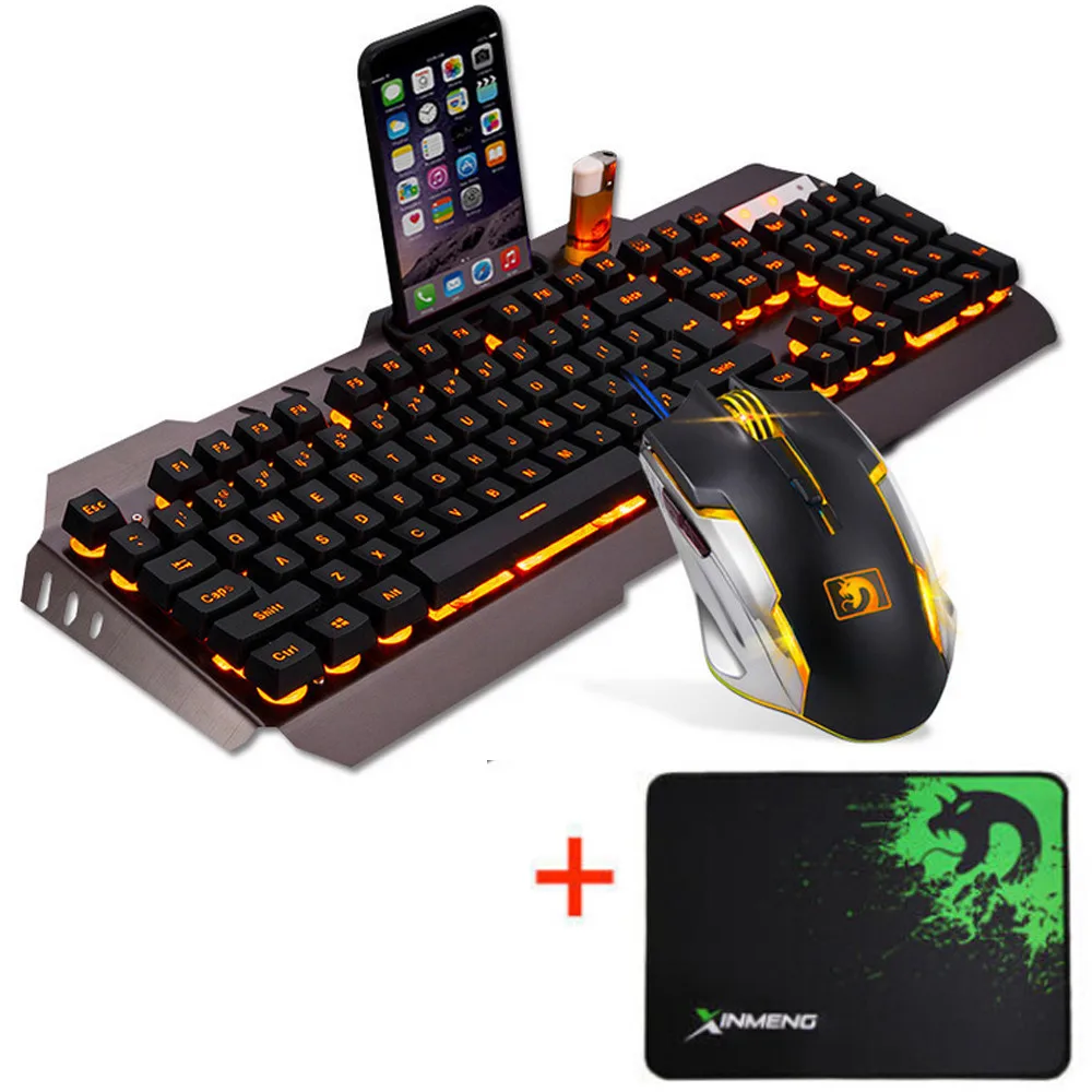 With LED Backlight Game Keyboard Mechanical Feel Keyboard Mouse Set Game Notebook Desktop Computer Wired Mouse
With LED Backlight Game Keyboard Mechanical Feel Keyboard Mouse Set Game Notebook Desktop Computer Wired Mouse