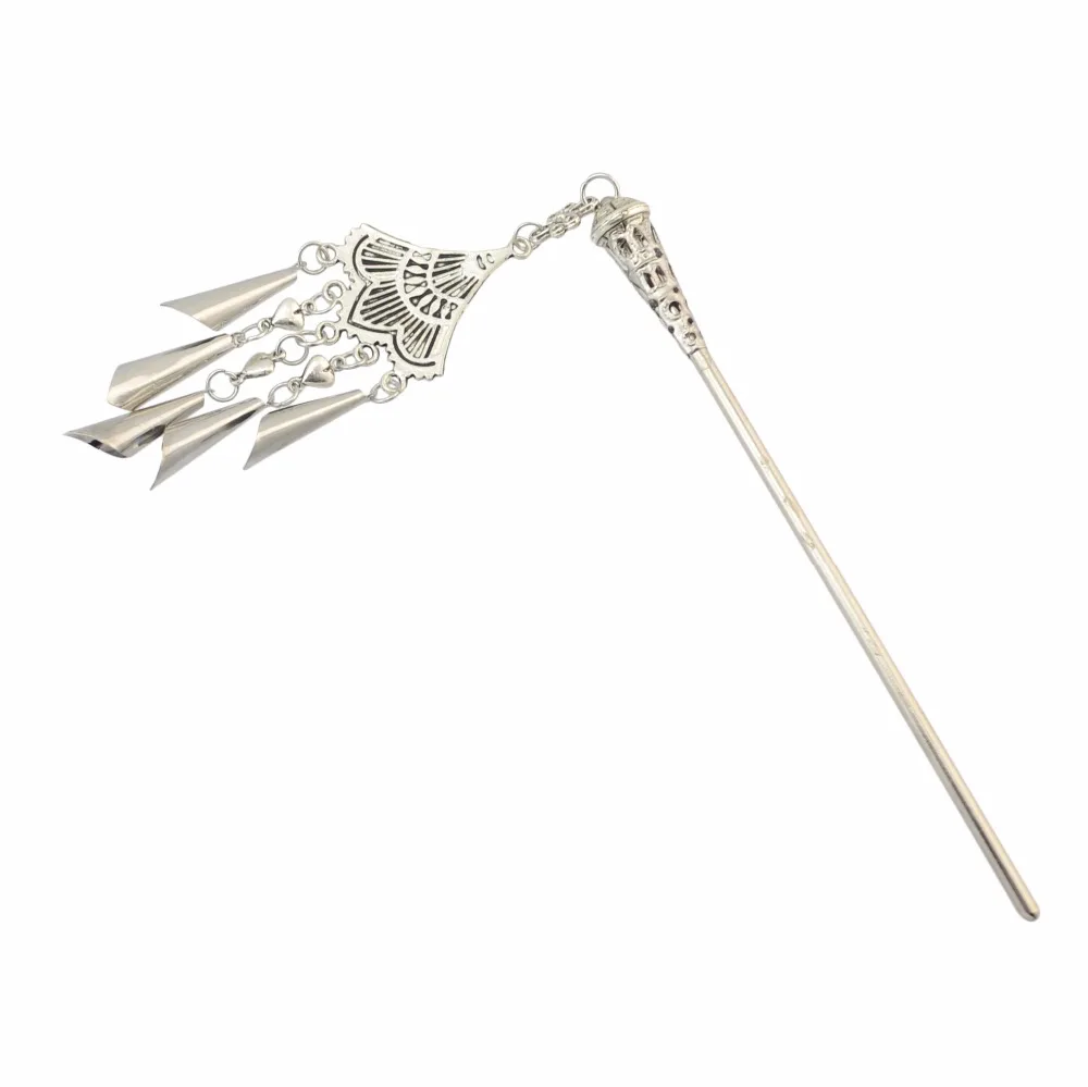 Ethnic Gypsy Chinese Boho Vintage Silver Hollow Moon Tassel Hair Sticks for Women Chopsticks Hairpins Headpiece Accessories
Ethnic Gypsy Chinese Boho Vintage Silver Hollow Moon Tassel Hair Sticks for Women Chopsticks Hairpins Headpiece Accessories