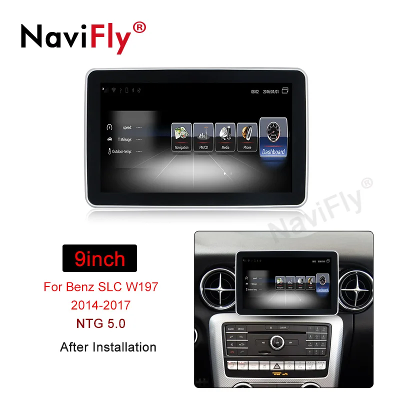 Navifly Android full touch screen Car Audio for Benz SLC W197 2014-2017 Car gps navigator radio multimedia player BT AUX
Navifly Android full touch screen Car Audio for Benz SLC W197 2014-2017 Car gps navigator radio multimedia player BT AUX