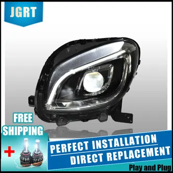 2PCS LED Headlights For Benz smart 2015-2018 Car Led Lights Double Xenon Lens Car Accessories Daytime Running Lights Fog Lights 
2PCS LED Headlights For Benz smart 2015-2018 Car Led Lights Double Xenon Lens Car Accessories Daytime Running Lights Fog Lights