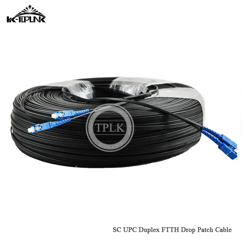 500m 2Cores SC UPC Duplex FTTH Drop Patch Cable 2 Core outdoor Patch Cord PVC/LSZH materials SC UPC Jumper Cable high quality
500m 2Cores SC UPC Duplex FTTH Drop Patch Cable 2 Core outdoor Patch Cord PVC/LSZH materials SC UPC Jumper Cable high quality