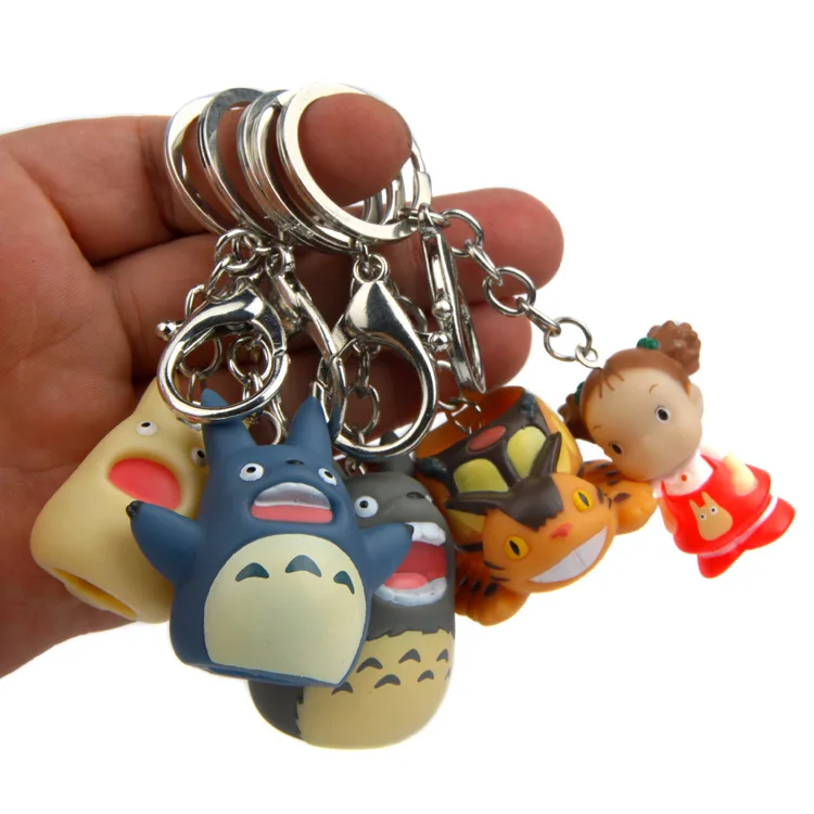 Zoeber Cute My Neighbor Totoro PVC Keychain Wowen Cartoon Hayao Comic Fans Charms Keyring Key Holder Child Gifts Bag Jewelry
Zoeber Cute My Neighbor Totoro PVC Keychain Wowen Cartoon Hayao Comic Fans Charms Keyring Key Holder Child Gifts Bag Jewelry