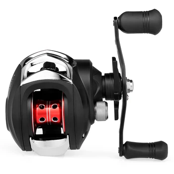 Baitcasting Fishing Reel De Pesca Lures 6.3:1 Bait Casting Fishing Wheel Magnetic Brake Fishing Tackle 12+1BB Left/ Right Hand
Baitcasting Fishing Reel De Pesca Lures 6.3:1 Bait Casting Fishing Wheel Magnetic Brake Fishing Tackle 12+1BB Left/ Right Hand