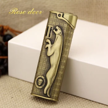 Cheetah Luxury Compact Jet Butane Lighter Gasoline Lighter Inflated Gas Bullion Oil Lighter Grinding Wheel Bar Gold Brick Metal
Cheetah Luxury Compact Jet Butane Lighter Gasoline Lighter Inflated Gas Bullion Oil Lighter Grinding Wheel Bar Gold Brick Metal