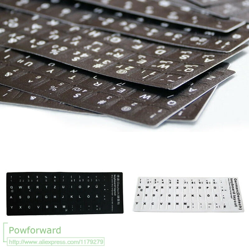 2pcs Arabic French German Hebrew Italian Korean Janpanese Computer German Keyboard Film Stickers Letters Alphabet Desktop Scrub
2pcs Arabic French German Hebrew Italian Korean Janpanese Computer German Keyboard Film Stickers Letters Alphabet Desktop Scrub