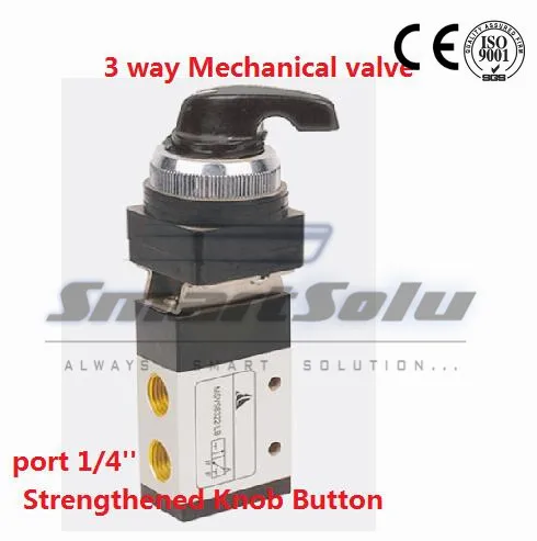 Free shipping 3 way hand switch control valves 1/4 inch Manual Mechanical valve MSV98322-LB with Strengthened Knob Button
Free shipping 3 way hand switch control valves 1/4 inch Manual Mechanical valve MSV98322-LB with Strengthened Knob Button