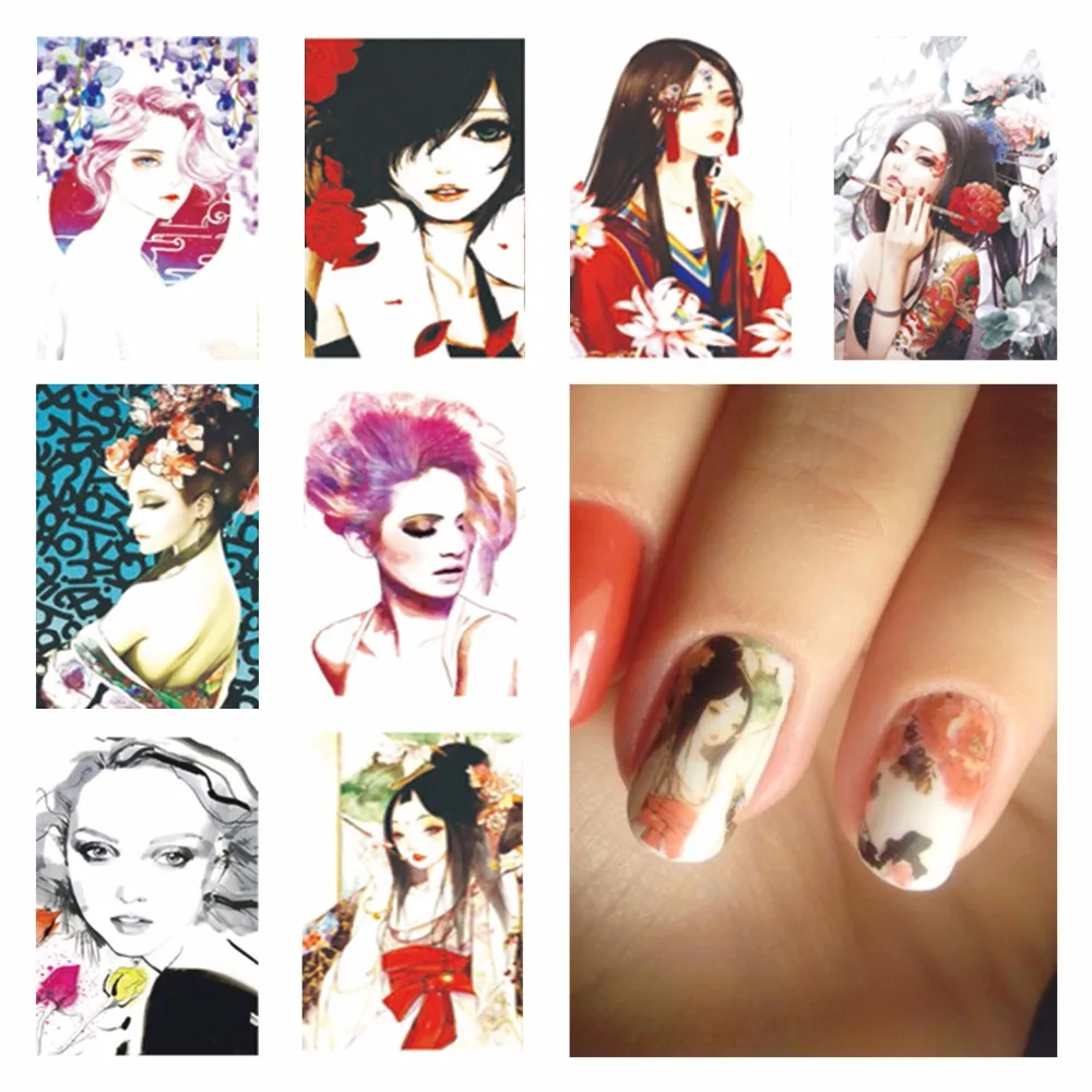 WUF 1 Sheet Optional Harajuku Designs DIY Decals Nails Art Water Transfer Printing Stickers For Nails Salon
WUF 1 Sheet Optional Harajuku Designs DIY Decals Nails Art Water Transfer Printing Stickers For Nails Salon