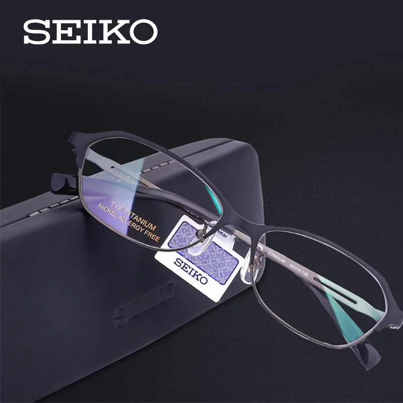 SEIKO Titanium Glasses Frames Women Small Prescription Eyeglasses Myopia Rx Half Rimless Optical Spectacles Frames HC2018
SEIKO Titanium Glasses Frames Women Small Prescription Eyeglasses Myopia Rx Half Rimless Optical Spectacles Frames HC2018