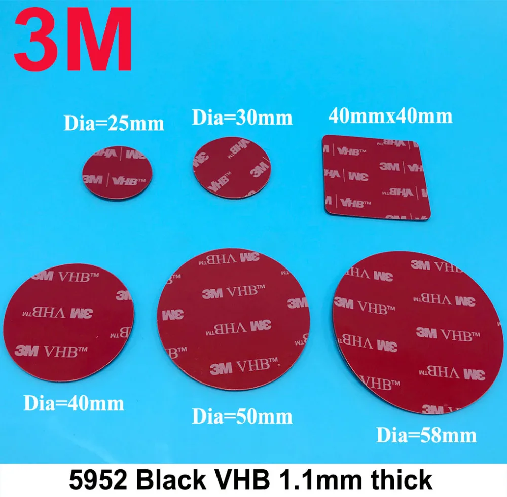 3M VHB Double Adhesive Round Circle Shape Sticker Gasket for Auto Car ETC Recorder Phone Holder Dia 10mm 25mm 30mm 40mm 50mm
3M VHB Double Adhesive Round Circle Shape Sticker Gasket for Auto Car ETC Recorder Phone Holder Dia 10mm 25mm 30mm 40mm 50mm