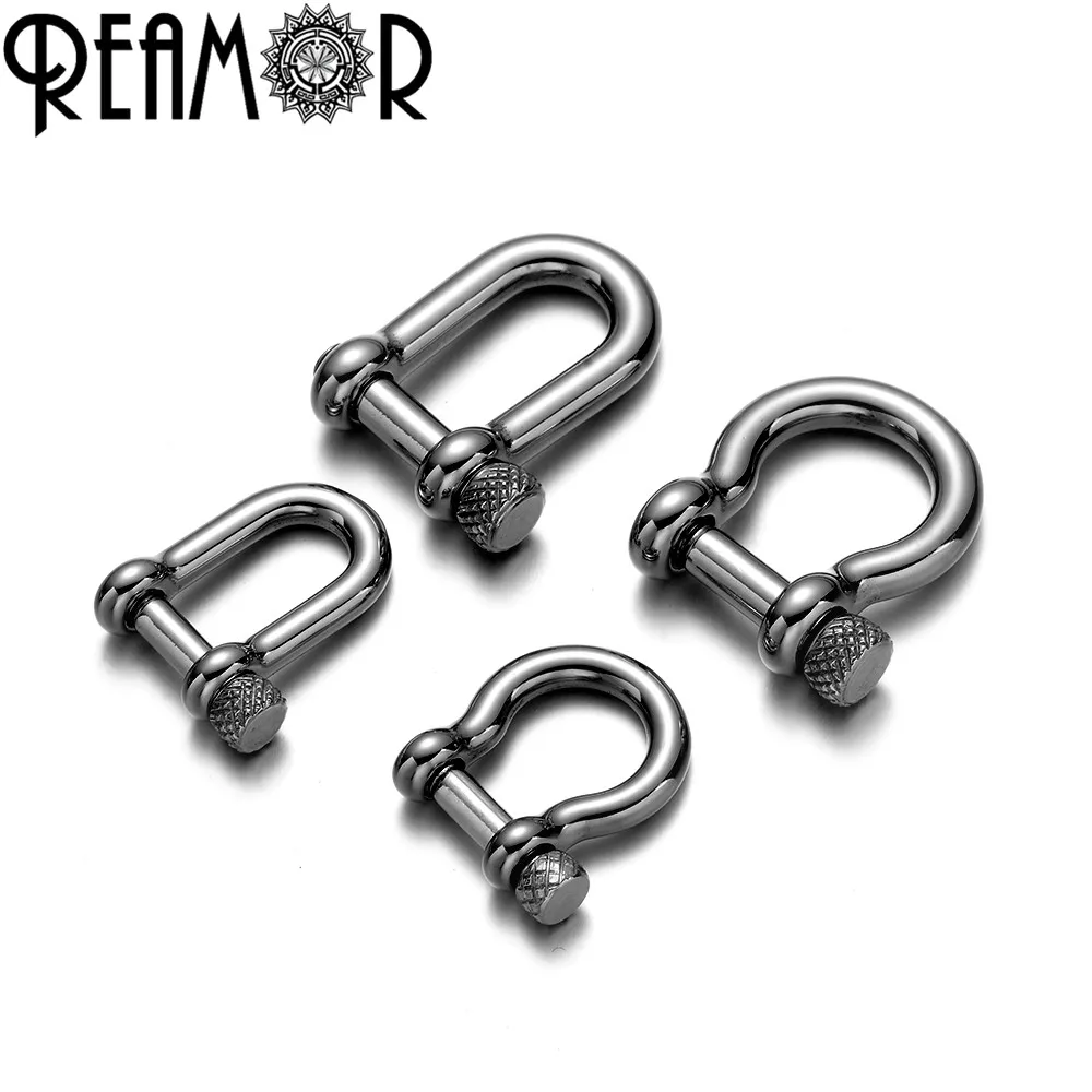 REAMOR 316l Stainless Steel Horseshoe U Shape Connectors For Bracelet Jewelry Making DIY Men Leather Bracelets Accessories 5pcs
REAMOR 316l Stainless Steel Horseshoe U Shape Connectors For Bracelet Jewelry Making DIY Men Leather Bracelets Accessories 5pcs