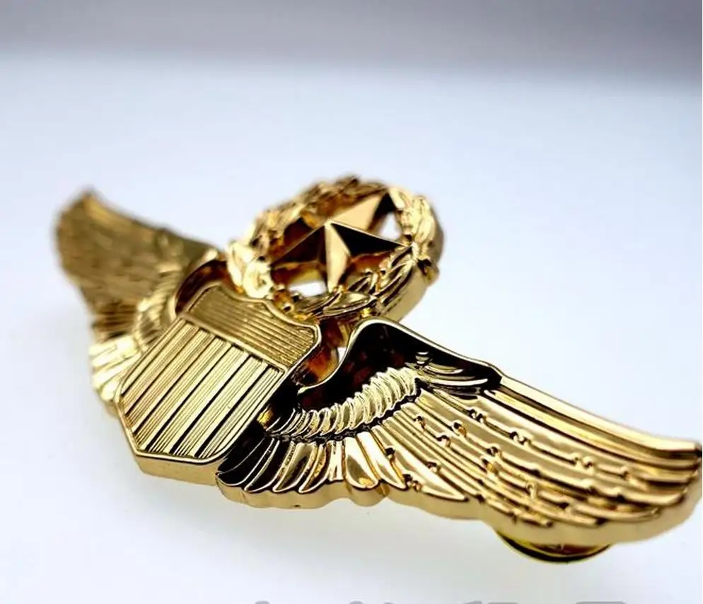 Fan of the us army air force flight chapter metal badge military rank badge XiongHui badges MEDALS cap badge 3.7 x7.6 cm
Fan of the us army air force flight chapter metal badge military rank badge XiongHui badges MEDALS cap badge 3.7 x7.6 cm