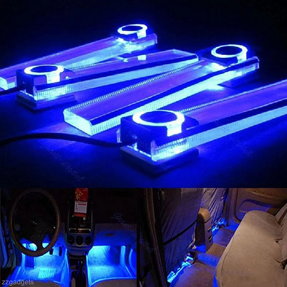 1 Set 12V 4 In 1 Car Auto Interior Charge LED Atmosphere Light Decoration Lamp Car Styling Foot Lamp Auto Accessories
1 Set 12V 4 In 1 Car Auto Interior Charge LED Atmosphere Light Decoration Lamp Car Styling Foot Lamp Auto Accessories