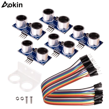 Hc-sr04 Ultrasonic Distance Measuring Sensor Module kit for Arduino UNO Mega R3 Mega2560 Duemilanove Nano Raspberry Pi 3 Robot
Hc-sr04 Ultrasonic Distance Measuring Sensor Module kit for Arduino UNO Mega R3 Mega2560 Duemilanove Nano Raspberry Pi 3 Robot