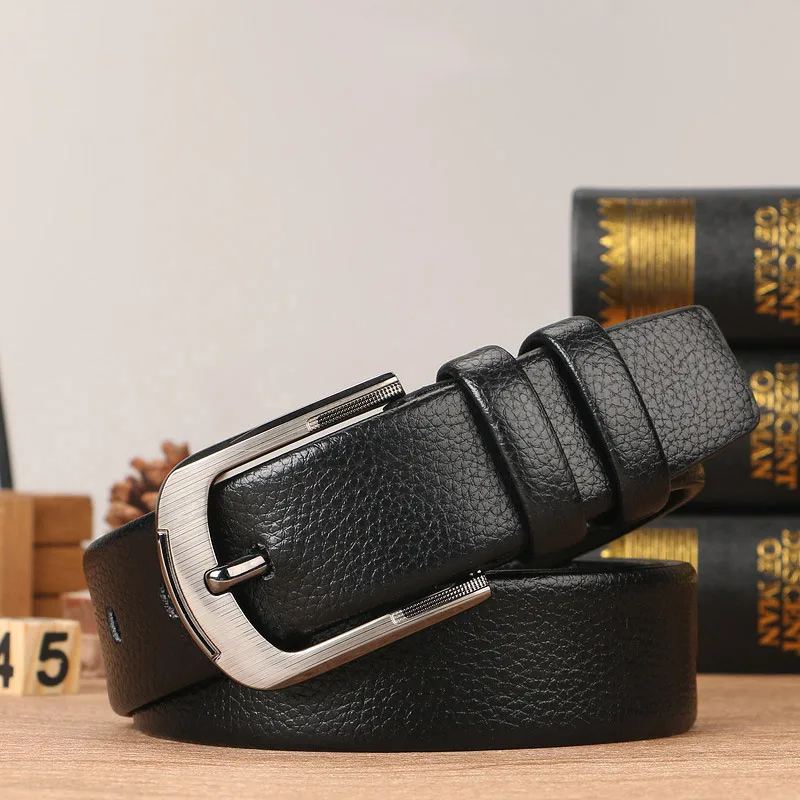 

Men Belts Leather Belt Male Metal Pin Buckle Belts For Men Girdle Men's Casual Belts Waistband ceinture cinto masculino