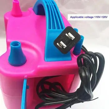 High Voltage Double Hole AC Inflatable Electric Balloon Inflator Pump Portable Air Blower Balloon Pump Air Balloon Pump
High Voltage Double Hole AC Inflatable Electric Balloon Inflator Pump Portable Air Blower Balloon Pump Air Balloon Pump