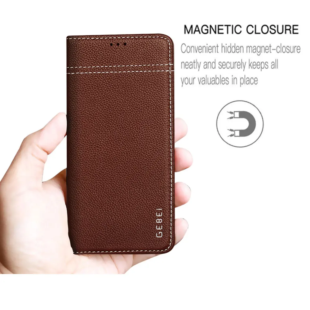 GEBEI Case for Galaxy S9 S9Plus Genuine Leather Flip Case Cover for Samsung Galaxy S9 Plus Magnetic Book Slim Stand Card Holder
GEBEI Case for Galaxy S9 S9Plus Genuine Leather Flip Case Cover for Samsung Galaxy S9 Plus Magnetic Book Slim Stand Card Holder