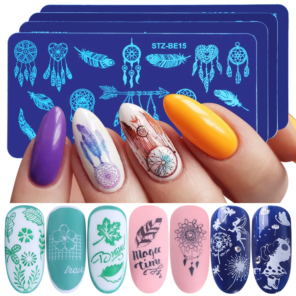 1pc Nail Art Stamping Plate Feather Flowers Image Stencil for Nails Leaf Plant Transfer Stamp Template Manicure Tool LASTZ-BE/N
1pc Nail Art Stamping Plate Feather Flowers Image Stencil for Nails Leaf Plant Transfer Stamp Template Manicure Tool LASTZ-BE/N