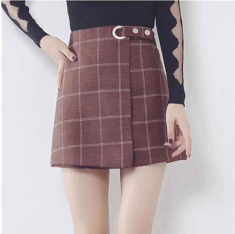 Vintage For women Skirts for women Skinny Plaid mini skirt female autumn-winter High waist skirt fashionable Korean Skirts
Vintage For women Skirts for women Skinny Plaid mini skirt female autumn-winter High waist skirt fashionable Korean Skirts