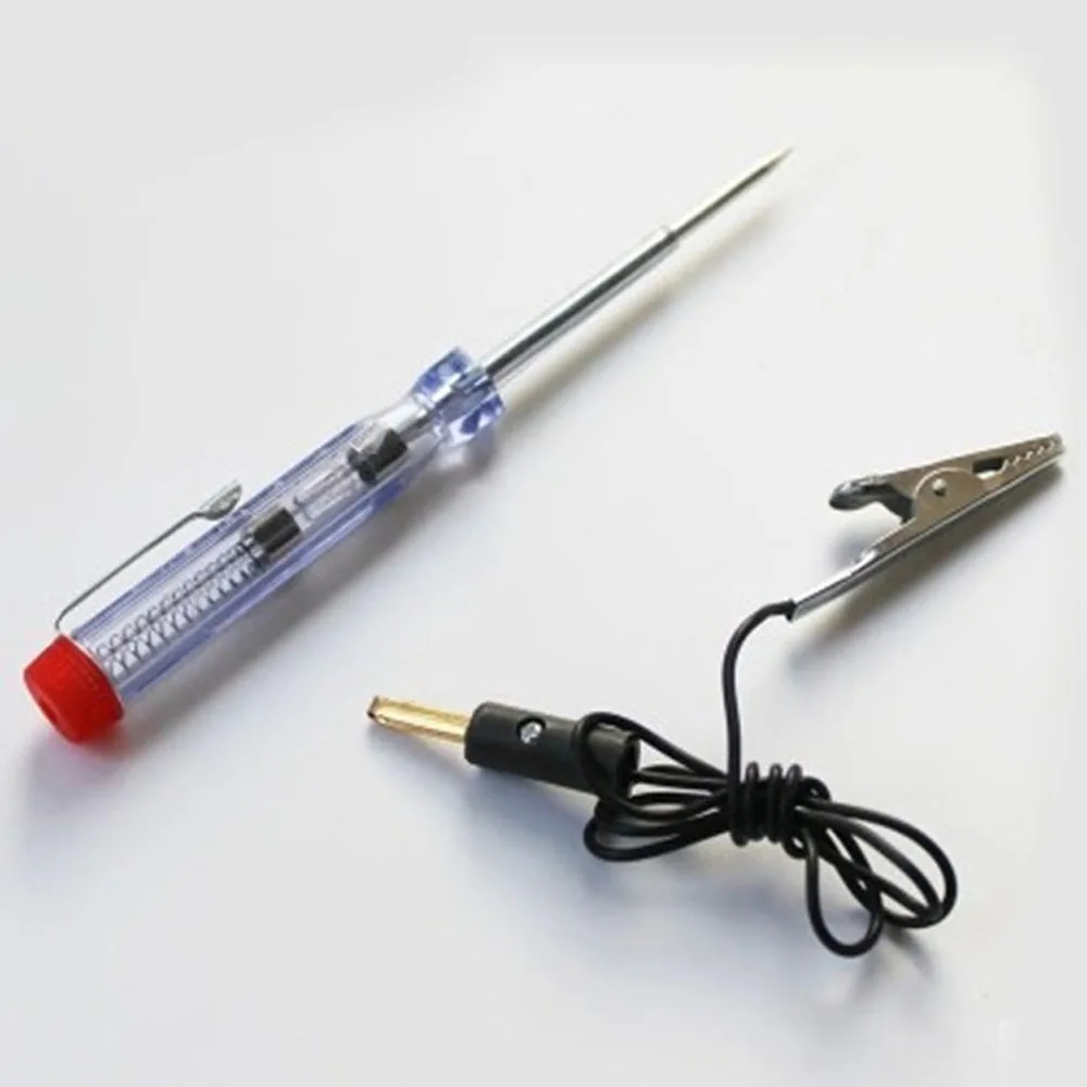 1pc 6V 12V 24V Auto Car Motorcycle Circuit Tester Gauge Test Voltmeter Light Pen Detector Diagnostic Tool
1pc 6V 12V 24V Auto Car Motorcycle Circuit Tester Gauge Test Voltmeter Light Pen Detector Diagnostic Tool