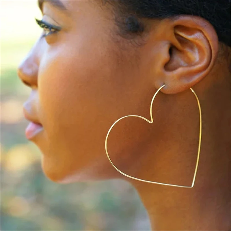 Gold Heart-shaped Earrings Handmade Jewelry Gold Filled Vintage Brincos Custom Boho Oorbellen Pendientes Earrings for Women
Gold Heart-shaped Earrings Handmade Jewelry Gold Filled Vintage Brincos Custom Boho Oorbellen Pendientes Earrings for Women