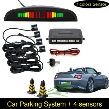 Car Parking Sensors Parktronics 4 Black/silver/white 13mm Adjustable Flat Sensors Reverse Backup Radar Sound Buzzer Alarm 008
Car Parking Sensors Parktronics 4 Black/silver/white 13mm Adjustable Flat Sensors Reverse Backup Radar Sound Buzzer Alarm 008