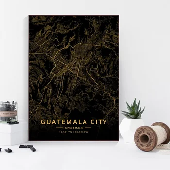 Guatemala City Guatemala City Map Gold Map Canvas Art Print Wall Pictures for Living Room No Frame
Guatemala City Guatemala City Map Gold Map Canvas Art Print Wall Pictures for Living Room No Frame