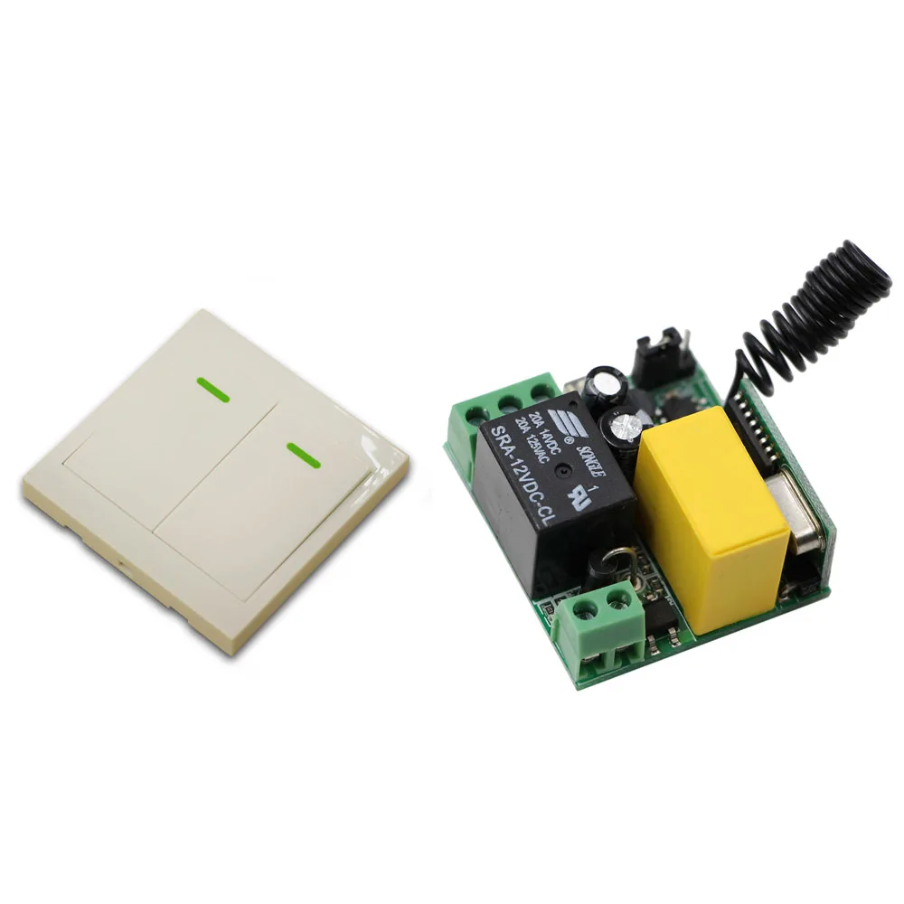 AC 220V 1CH RF Wireless Remote Control Switch Wireless Power Switch Receiver + 86 Wall Transmitter 315MHZ 433Mhz
AC 220V 1CH RF Wireless Remote Control Switch Wireless Power Switch Receiver + 86 Wall Transmitter 315MHZ 433Mhz