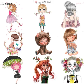 Prajna DIY Ballerina Cute Vinyl Heat Transfer Iron on Printed Stickers On Clothes Beauty Girl Thermal Transfer For Cloth Decor F
Prajna DIY Ballerina Cute Vinyl Heat Transfer Iron on Printed Stickers On Clothes Beauty Girl Thermal Transfer For Cloth Decor F