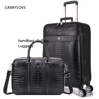 CARRYLOVE fashion 16/20/22/24 inch size business luggage boarding handbag+Rolling Luggage Spinner brand Travel Suitcase
CARRYLOVE fashion 16/20/22/24 inch size business luggage boarding handbag+Rolling Luggage Spinner brand Travel Suitcase