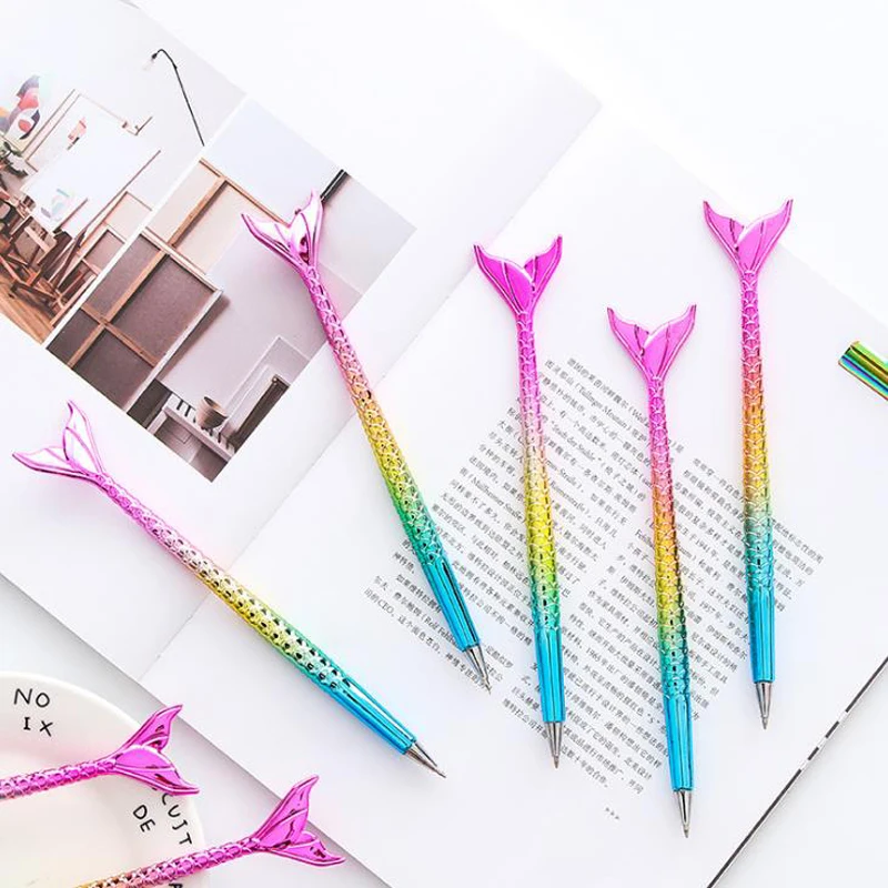 4 Pcs/set Cartoon Colorful Mermaid Tail Ballpoint Pens School Supply Ball Point Pen Gift Stationery
4 Pcs/set Cartoon Colorful Mermaid Tail Ballpoint Pens School Supply Ball Point Pen Gift Stationery