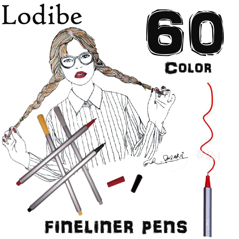 Soucolor Fineliner Color Pen Set, Set of 60 Assorted Colors, 0.4mm Colored Fine Liner Sketch Drawing Pen, Porous Point Marker
Soucolor Fineliner Color Pen Set, Set of 60 Assorted Colors, 0.4mm Colored Fine Liner Sketch Drawing Pen, Porous Point Marker