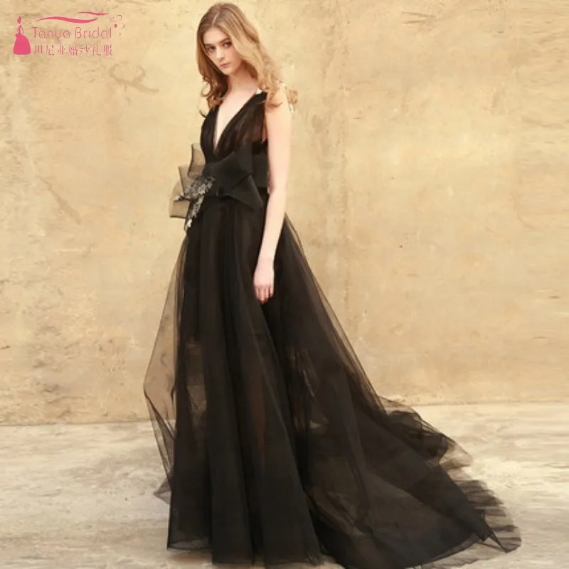 V Neck Black Prom Dresses 2019 Long Evening Party Dress Elegant Sexy See Through Vestido de Festa Real Photo DQG681
V Neck Black Prom Dresses 2019 Long Evening Party Dress Elegant Sexy See Through Vestido de Festa Real Photo DQG681