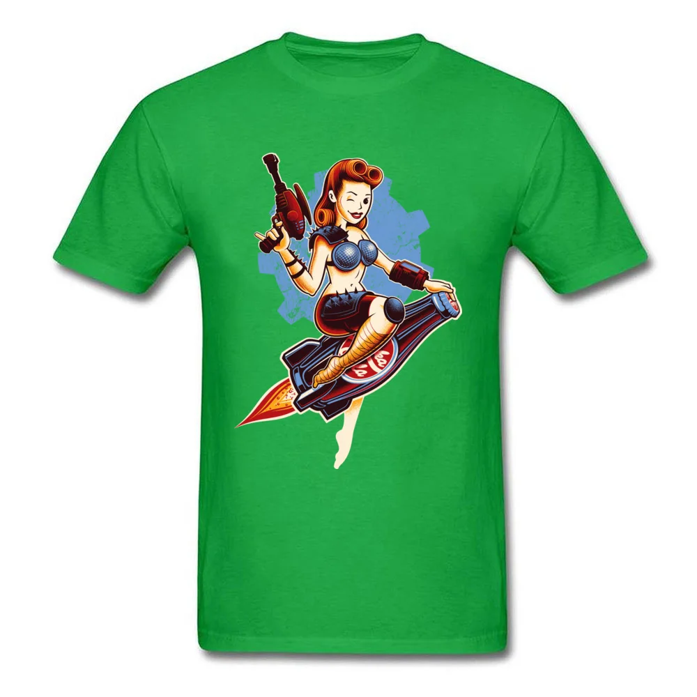 Atom Bomb Baby Funny Summer/Autumn All Cotton O Neck Men Tops & Tees Summer T Shirt Funny Short Sleeve Tshirts Atom Bomb Baby green