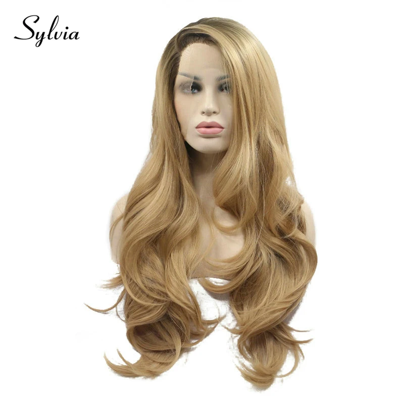 Sylvia Natural Blonde 2T Ombre Synthetic Lace Front Wigs with Dark Roots Side Parting Glueless Heat Resistant Fiber hair
Sylvia Natural Blonde 2T Ombre Synthetic Lace Front Wigs with Dark Roots Side Parting Glueless Heat Resistant Fiber hair
