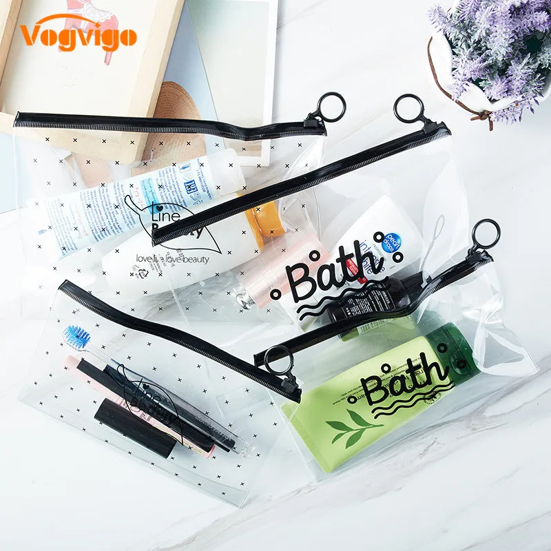 VOGVIGO Travel Cosmetic Bags PVC Waterproof Transparent Women Portable Bag Toiletry Organizer Storage Makeup Bag Wash Pouch
VOGVIGO Travel Cosmetic Bags PVC Waterproof Transparent Women Portable Bag Toiletry Organizer Storage Makeup Bag Wash Pouch