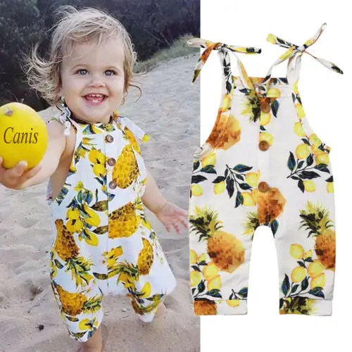 2019 Baby Girl summer Lemon Romper Jumpsuit tie Trouser Outfit for Kid clothes toddler Children newborn
2019 Baby Girl summer Lemon Romper Jumpsuit tie Trouser Outfit for Kid clothes toddler Children newborn