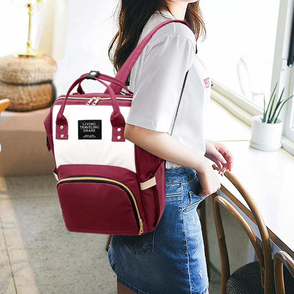 OCARDIAN Fashion Simple Women's High Quality Mummy Bag Nappy Bottle Bag Large Capacity Baby Bag Travel Backpack Nursing Bag J21
OCARDIAN Fashion Simple Women's High Quality Mummy Bag Nappy Bottle Bag Large Capacity Baby Bag Travel Backpack Nursing Bag J21