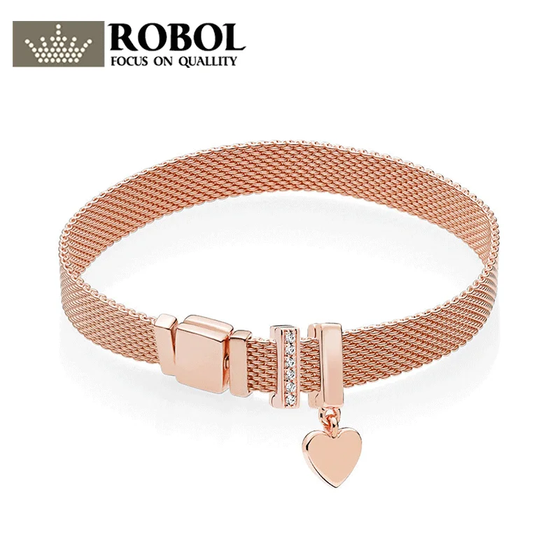 ROBOL100% 925 Sterling Silver Timeless Clip Charm Floating Heart Clip Charm RAU0533 Rose Reflexions Floating Heart Gift Set
ROBOL100% 925 Sterling Silver Timeless Clip Charm Floating Heart Clip Charm RAU0533 Rose Reflexions Floating Heart Gift Set