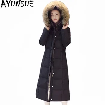 AYUNSUE 2020 High Quality Women White Duck Down Jacket Warm Winter Coat Female Fur Collar Parka Slim Jackets Abrigo Mujer WXF288
AYUNSUE 2020 High Quality Women White Duck Down Jacket Warm Winter Coat Female Fur Collar Parka Slim Jackets Abrigo Mujer WXF288