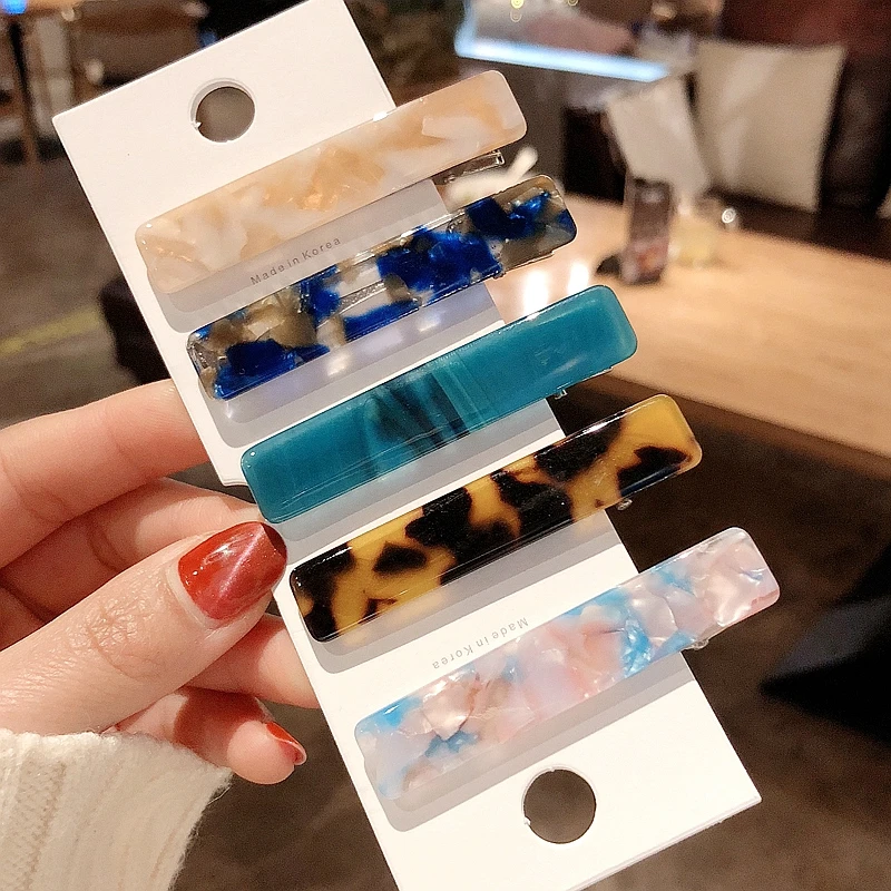 New Stye Resin Acetate Hair Clips For Women Barrettes Hair Clips Hairclip Sweet Daily Girls Heaswear Fashion Accessories
New Stye Resin Acetate Hair Clips For Women Barrettes Hair Clips Hairclip Sweet Daily Girls Heaswear Fashion Accessories