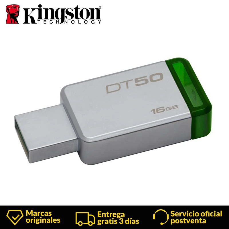 Kingston DT50 Digital USB Flash Drive 16GB Data Traveler USB 3.1 Pendrive Stick Mental Pen Drive Memory U Stick USB 3.0
Kingston DT50 Digital USB Flash Drive 16GB Data Traveler USB 3.1 Pendrive Stick Mental Pen Drive Memory U Stick USB 3.0
